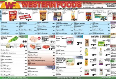 Western Foods Flyer August 16 to 22
