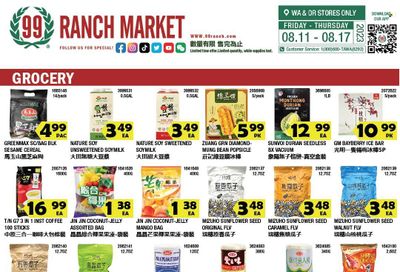 99 Ranch Market (10, 19, 40, CA, MD, NJ, OR, TX, WA) Weekly Ad Flyer Specials August 11 to August 17, 2023