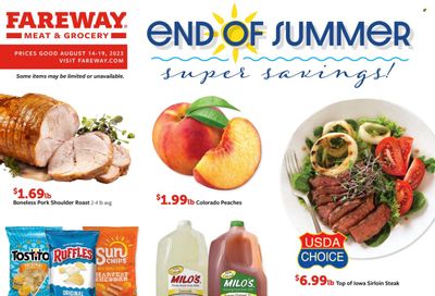 Fareway (IA) Weekly Ad Flyer Specials August 14 to August 19, 2023