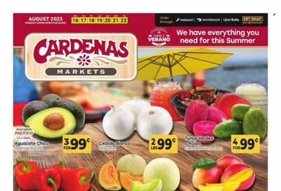 Cardenas (CA, NV) Weekly Ad Flyer Specials August 16 to August 22, 2023