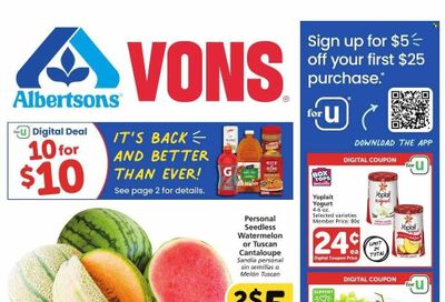 Vons (CA) Weekly Ad Flyer Specials August 16 to August 22, 2023