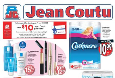 Jean Coutu (NB) Flyer August 18 to 24