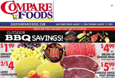 Compare Foods (CT, MD, NC, NJ, NY, RI) Weekly Ad Flyer Specials August 11 to August 17, 2023
