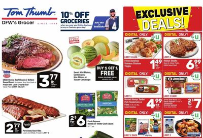 Tom Thumb (TX) Weekly Ad Flyer Specials August 16 to August 22, 2023
