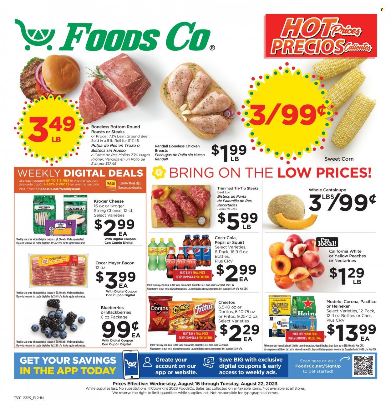 Foods Co (CA, OH, VA) Weekly Ad Flyer Specials August 16 to August 22, 2023