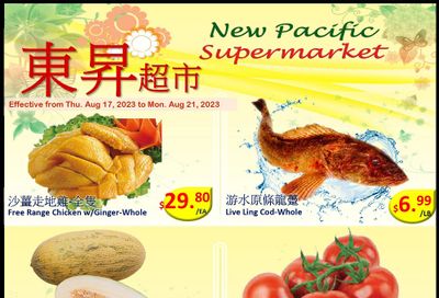 New Pacific Supermarket Flyer August 17 to 21