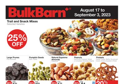 Bulk Barn Flyer August 17 to September 3