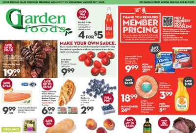 Garden Foods Flyer August 17 to 30