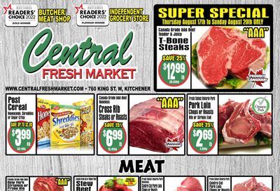 Central Fresh Market Flyer August 17 to 24