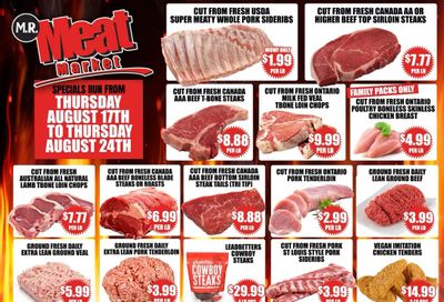 M.R. Meat Market Flyer August 17 to 24