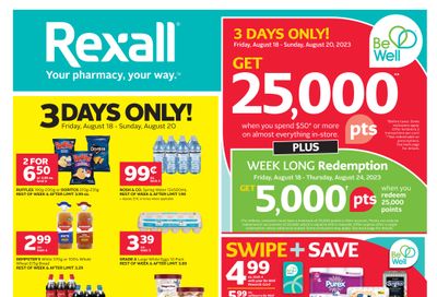 Rexall (MB) Flyer August 18 to 24