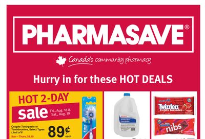 Pharmasave (West) Flyer August 18 to 31