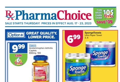 PharmaChoice (BC, AB, SK & MB) Flyer August 17 to 23