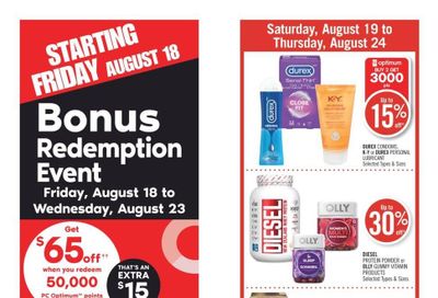 Shoppers Drug Mart (ON) Flyer August 19 to 24