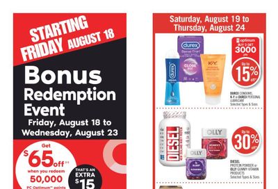 Shoppers Drug Mart (West) Flyer August 19 to 24