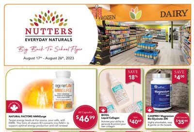 Nutters Everday Naturals Flyer August 17 to 26