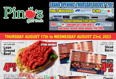 Pino's Flyer August 17 to 23