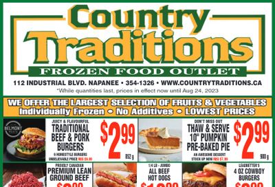 Country Traditions Flyer August 17 to 24