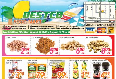 BestCo Food Mart (Etobicoke) Flyer August 18 to 24