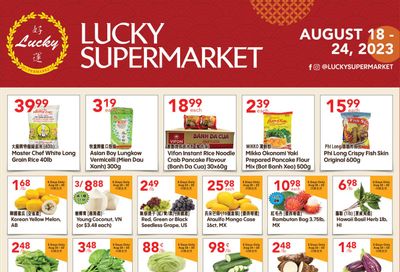 Lucky Supermarket (Calgary) Flyer August 18 to 24