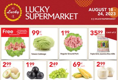 Lucky Supermarket (Winnipeg) Flyer August 18 to 24