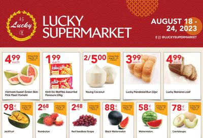 Lucky Supermarket (Surrey) Flyer August 18 to 24