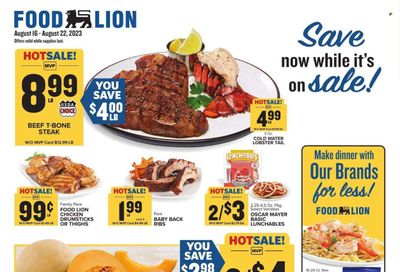 Food Lion (NC) Weekly Ad Flyer Specials August 16 to August 22, 2023