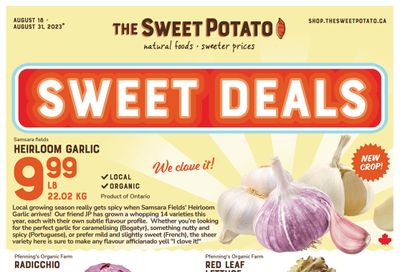 The Sweet Potato Flyer August 18 to 31