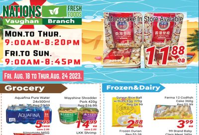 Nations Fresh Foods (Vaughan) Flyer August 18 to 24