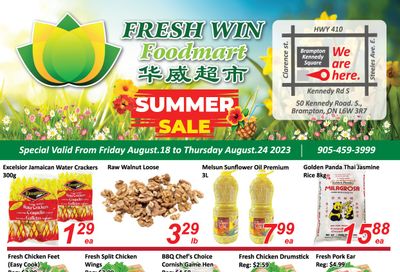 Fresh Win Foodmart Flyer August 18 to 24