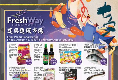 FreshWay Foodmart Flyer August 18 to 24
