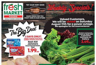 Fresh Market Foods Flyer August 18 to 24