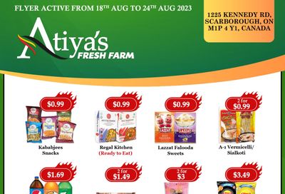 Atiya's Fresh Farm Flyer August 18 to 24