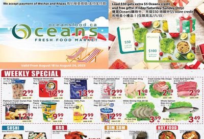 Oceans Fresh Food Market (Mississauga) Flyer August 18 to 24