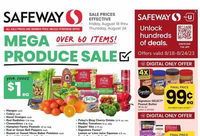 Safeway (DC) Weekly Ad Flyer Specials August 18 to August 24, 2023