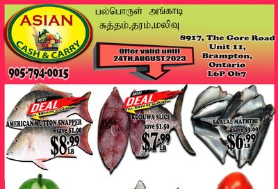 Asian Cash & Carry Flyer August 18 to 24
