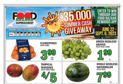 Food Bazaar (CT, NJ, NY) Weekly Ad Flyer Specials August 17 to August 23, 2023