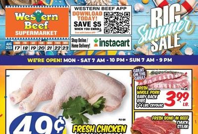 Western Beef (FL, NY) Weekly Ad Flyer Specials August 17 to August 23, 2023