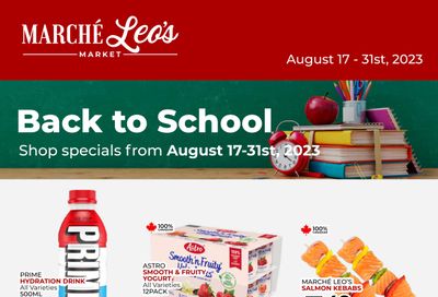 Marche Leo's Flyer August 17 to 31