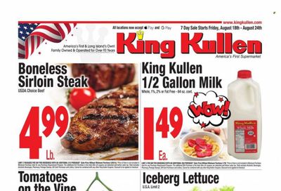 King Kullen (NY) Weekly Ad Flyer Specials August 18 to August 24, 2023