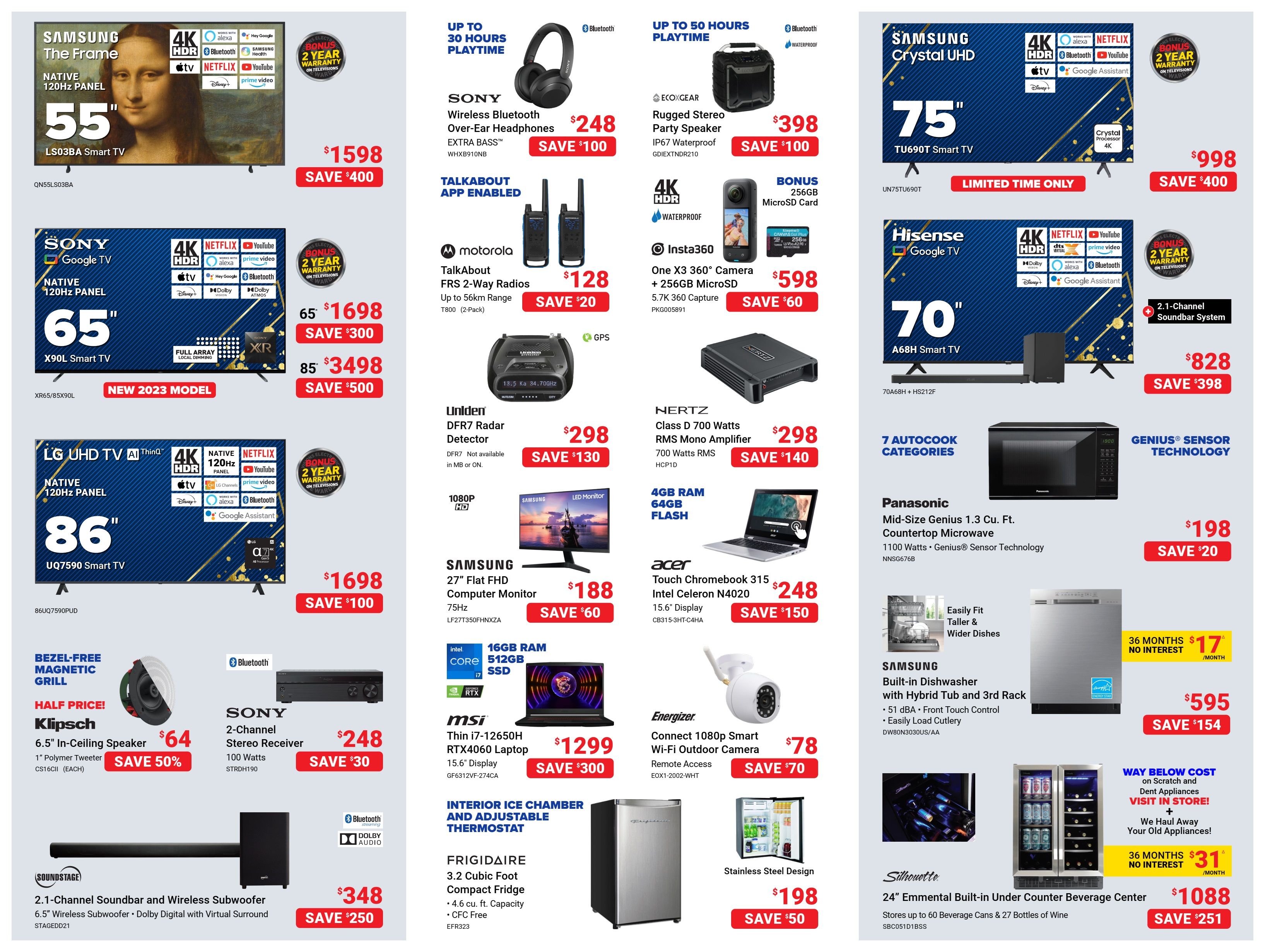 Visions Electronics Anniversary Sale Flyer August 18 to 24