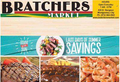 Bratchers Market (MO) Weekly Ad Flyer Specials August 16 to August 22, 2023