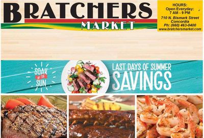 Bratchers Market (MO) Weekly Ad Flyer Specials August 16 to August 22, 2023