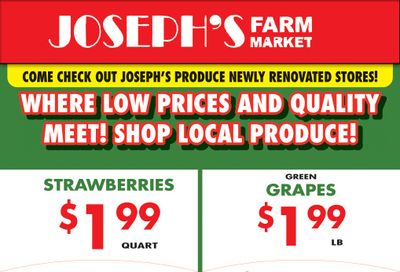Joseph's Farm Market Flyer August 19 to 25