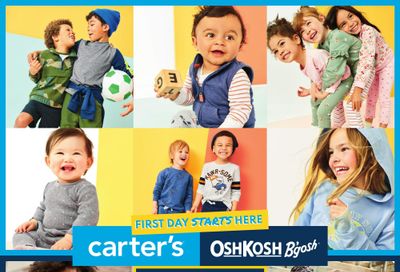 Carter's Oshkosh Flyer August 18 to September 6
