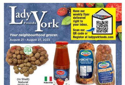 Lady York Foods Flyer August 21 to 27