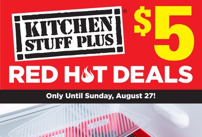Kitchen Stuff Plus Red Hot Deals Flyer August 21 to 27