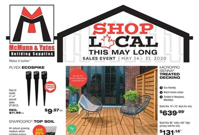 McMunn & Yates Building Supplies Flyer May 14 to 31