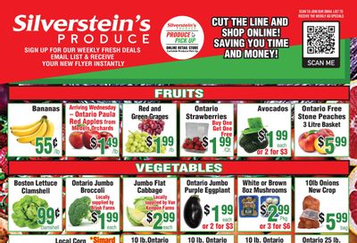 Silverstein's Produce Flyer August 22 to 26