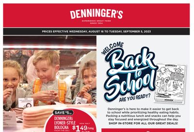 Denninger's Monthly Flyer August 16 to September 5